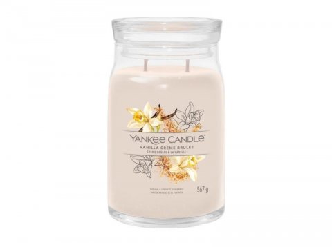 neuveden: YANKEE CANDLE Vanilla Creme Brulée svíčka 567g / 2 knoty (Signature velký)