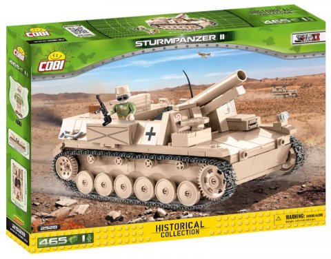 neuveden: Stavebnice COBI - II WW Sturmpanzer II, 465 kostek, 1 figurka