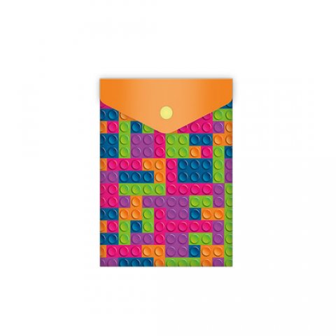 neuveden: Plastový obal A6 vert. s drukem Colour bricks neuveden: Plastový obal A6 vert. s drukem Colour bricks