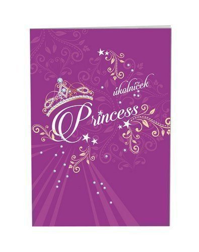 neuveden: Školní úkolníček A6 - Princess