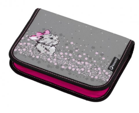 neuveden: Bagmaster Školní penál CASE ALFA 20 B PINK/GRAY/BLACK