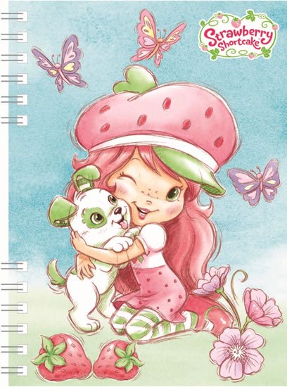 neuveden: Strawberry Shortcake - zápisník A6 s kroužkovou vazbou neuveden: Strawberry Shortcake - zápisník A6 s kroužkovou vazbou