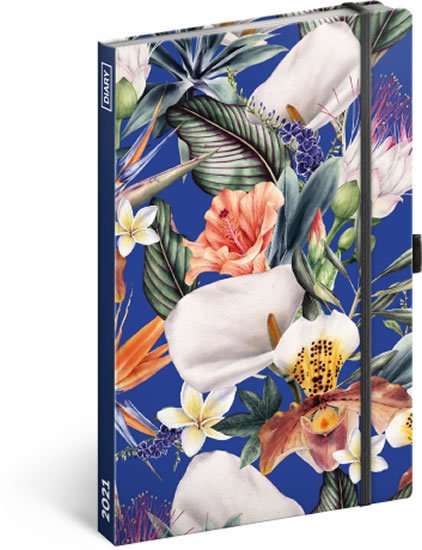 neuveden: Diář 2021: Tropical - týdenní, 13 × 21 cm