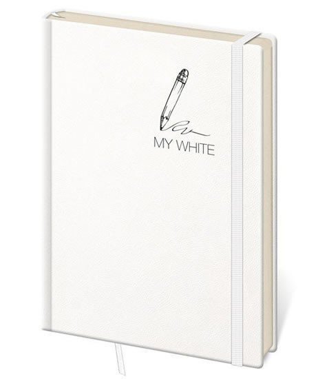 neuveden: Zápisník My White - tečkovaný M