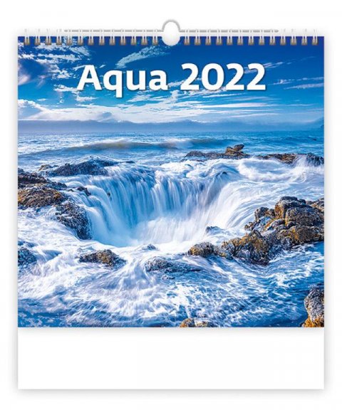 neuveden: Kalendář nástěnný 2022 - Aqua