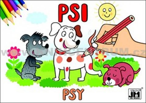 neuveden: Psi Omalovánka A5