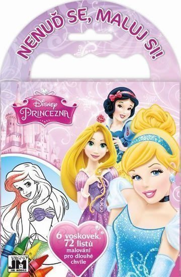 neuveden: Princezny - Omalovánky na cesty