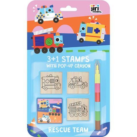 neuveden: Razítka 3+1 s voskovkou Záchranáři