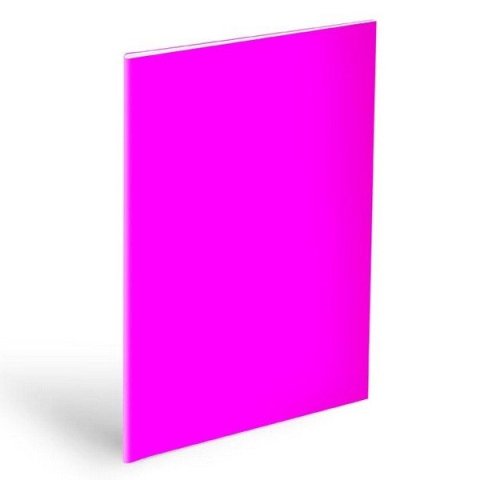 neuveden: Obal na sešity A5 NEON růžový, 180mic