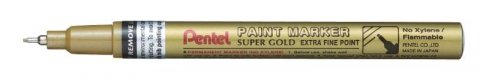 neuveden: Popisovač Pentel Paint Marker MFP10 lakový - zlatý 0,7 mm