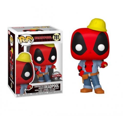 neuveden: Funko POP Marvel: Deadpool 30th - Construction Worker (exclusive special ed