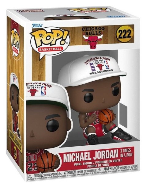: Funko POP Basketball: Chicago Bulls - Michael Jordan (3 Times In A Row) #22