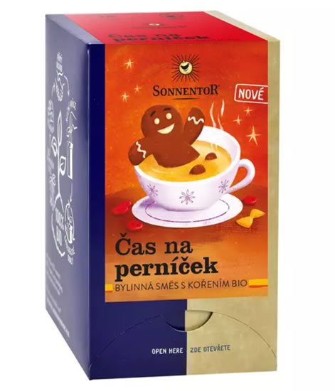 neuveden: Sonnentor - Čas na perníček bio čaj porcovaný 32,4g