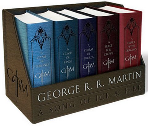 Martin George R. R.: A Game of Thrones Leather - Cloth Boed Set