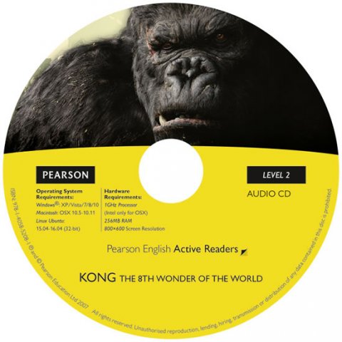 Degnan-Veness Coleen: PEAR | Level 2: Kong the Eighth Wonder of the World Bk/CD Pack