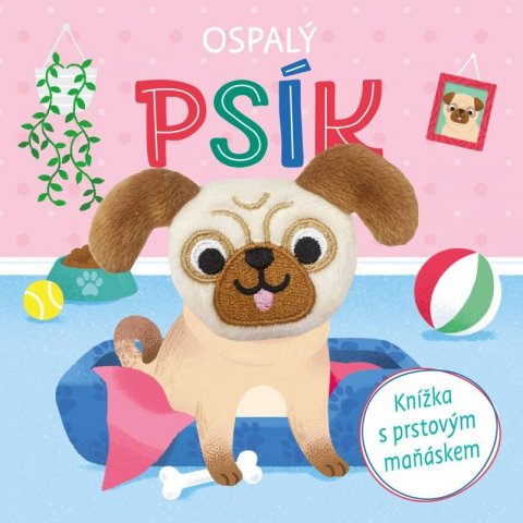 neuveden: Ospalý psík - Knížka s prstovým maňá