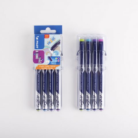 neuveden: PILOT FriXion Fineliner, EVOLUTIVE set 4 barvy, PASTEL