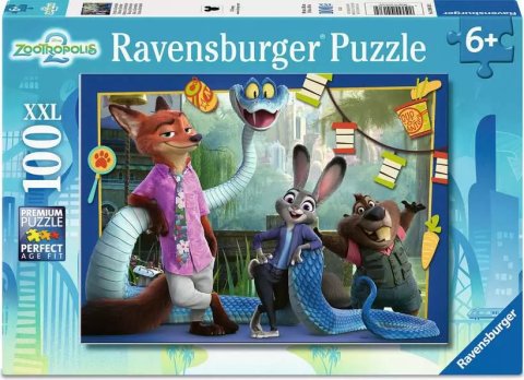 neuveden: Puzzle Zootropolis: Město zvířat 100 dílků