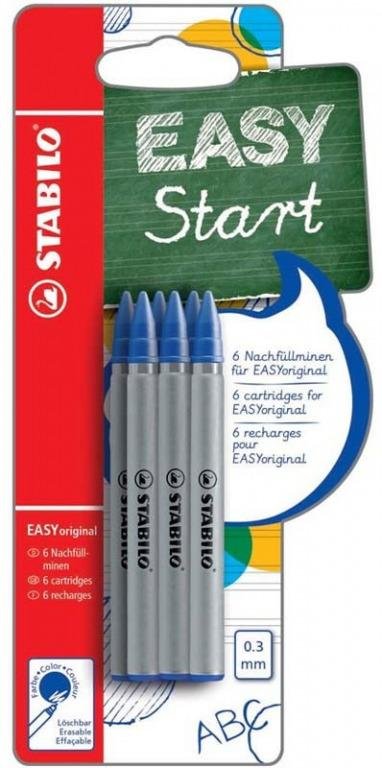neuveden: Pero STABILO EASYoriginal náplně fine 0,3mm / 3 ks modré v blistru