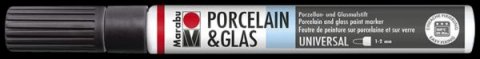 neuveden: Marabu Popisovač na sklo/porcelán 1-2 mm - černý