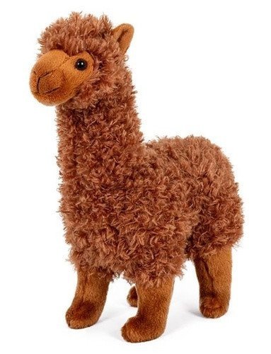 neuveden: Lama Alpaka plyš hnědá 30 cm