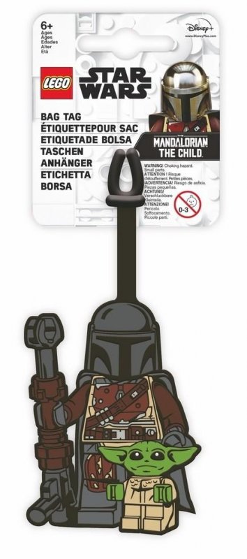 neuveden: LEGO® Star Wars - Mandalorian a Baby Yoda visačka na batoh