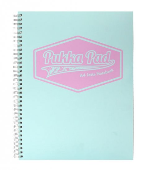 neuveden: Pukka Pad Spirálový blok Pastel A4, papír 80g, 100 listů, světle zelený