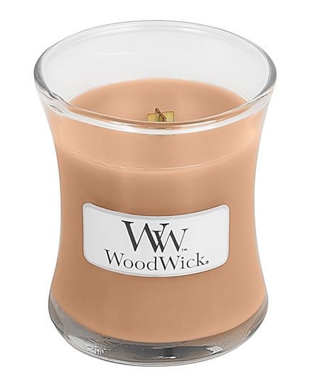 neuveden: WoodWick Golden Milk svíčka váza 85g
