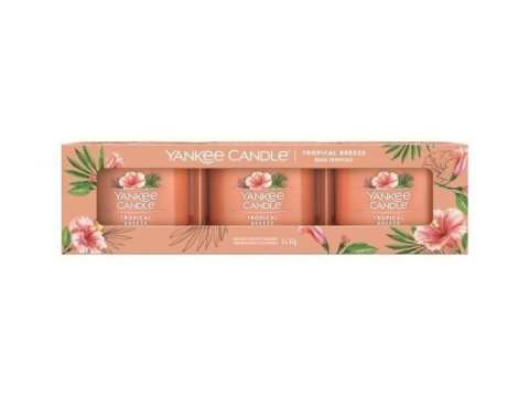 neuveden: YANKEE CANDLE Tropical Breeze svíčka votivní 3ks sada