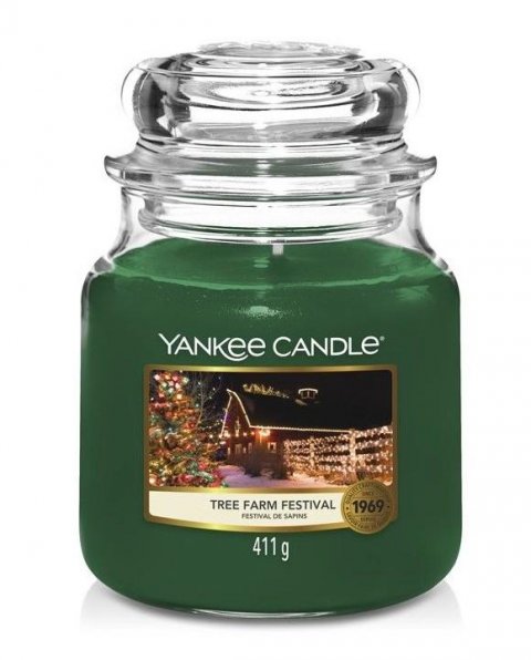 neuveden: YANKEE CANDLE Tree Farm Festival svíčka 411g