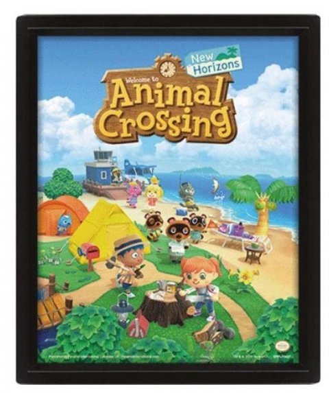 neuveden: Obraz 3D Animal Crossing