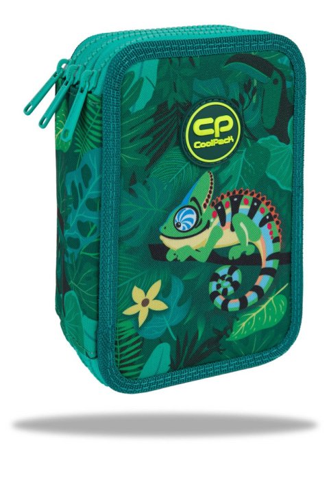 : Penál 3 zipy Jumper TROPIC - vybavený