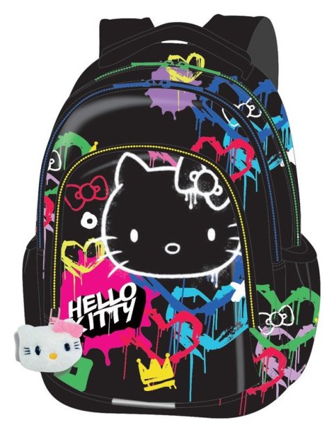 : Dětský batůžek Jerry Hello Kitty Neon Black 15