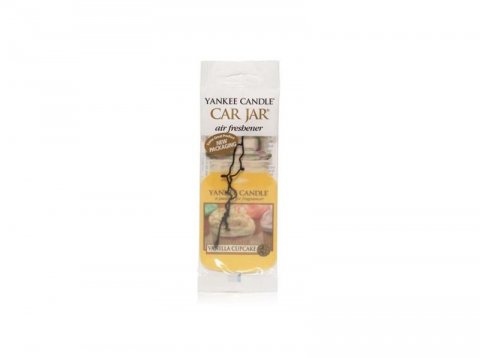 neuveden: YANKEE CANDLE Vanilla Cupcake vůně do auta visačka papírová