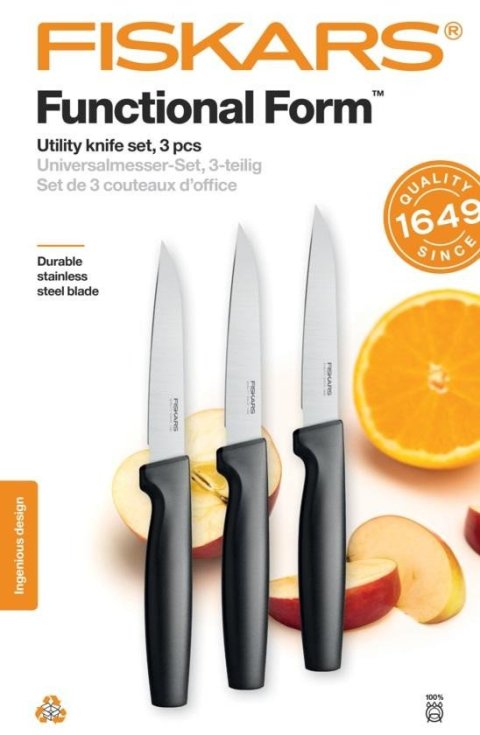 neuveden: Sada 3 univerzálních nožů Fiskars Functional Form