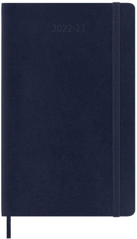 neuveden: Moleskine Plánovací zápisník 2022-2023 modrý L, měkký
