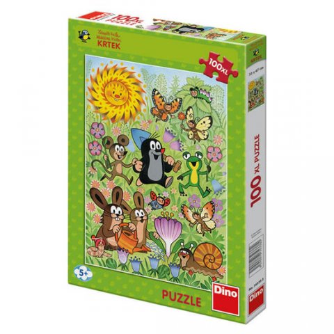Miler Zdeněk: Krtek a jarní den - Puzzle 100 XL dílků