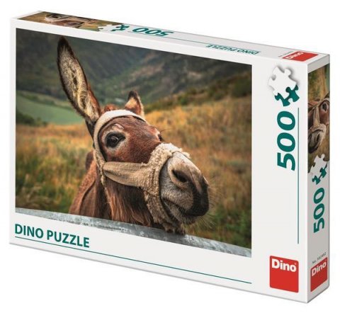 neuveden: Puzzle Oslík za ohradou 500 dílků