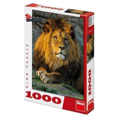 neuveden: Zamyšlený lev - Puzzle 1000 dílků