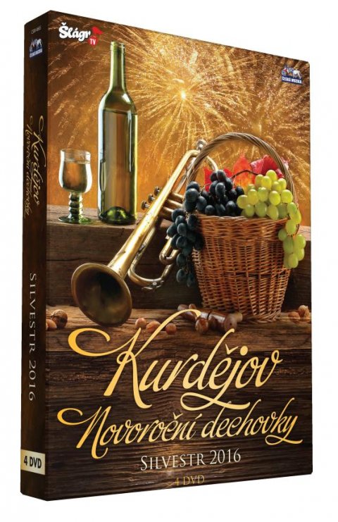 neuveden: Novoroční dechovka 2016 - Kurdějov - 4 DVD neuveden: Novoroční dechovka 2016 - Kurdějov - 4 DVD