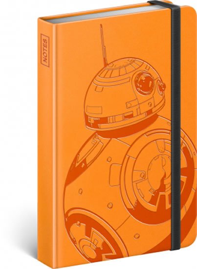 neuveden: Notes - Star Wars – BB-8, linkovaný, 10,5 x 15,8 cm