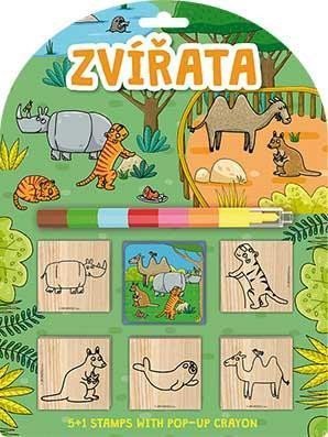 neuveden: Zvířata - Razítka 5+1 s voskovou