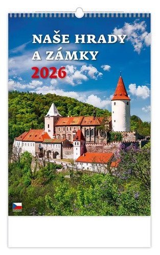 neuveden: Kalendář nástěnný 2026 - Naše hrady a zámky