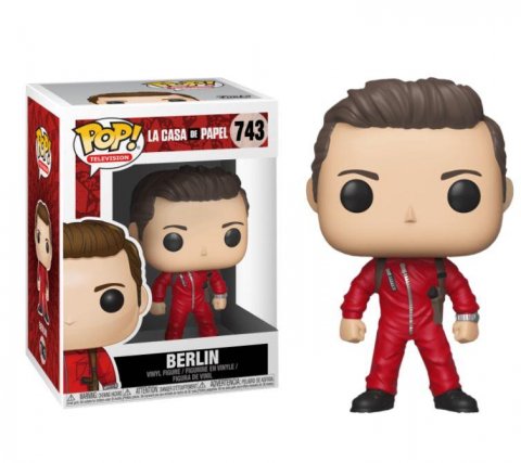 neuveden: Funko POP TV: Money Heist - Berlin (La Casa De Papel, Papírový dům)