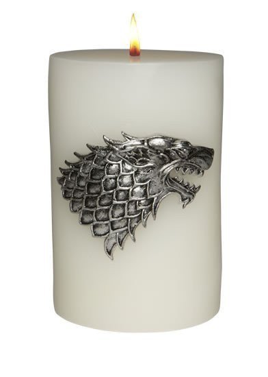 neuveden: Vyřezávaná svíčka Game of Thrones - Stark