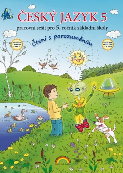 kolektiv autorů: Český jazyk 5 - Pracovní sešit pro 5. ročník základní školy (čtení s porozu