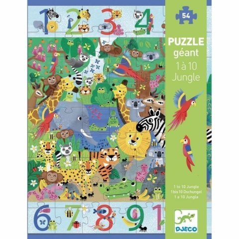 neuveden: Djeco vyhledávací puzzle Džungle - 54 pcs