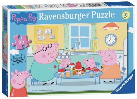 neuveden: Puzzle Prasátko Peppa snídá 35 dílků