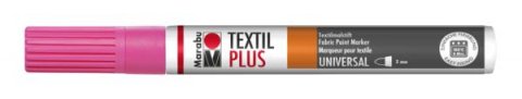 neuveden: Marabu Popisovač na tmavý textil/růžový 3 mm