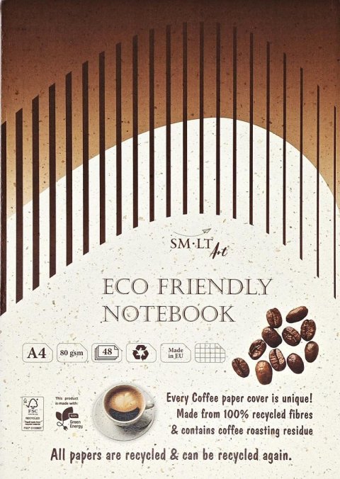 neuveden: SMLT Art Sešit ECO Coffee paper A4 - 48 listů neuveden: SMLT Art Sešit ECO Coffee paper A4 - 48 listů